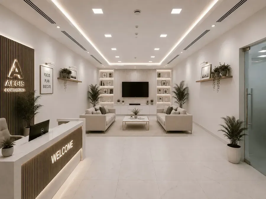 Virtual office for rent in ADGM at Aegis Coworking, Addax Tower
